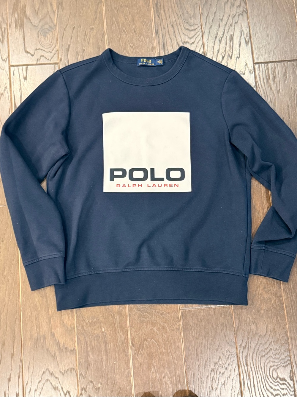 Polo by Ralph Lauren Navy Logo Crewneck Sweatshirt